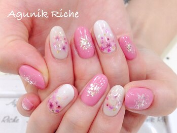 アグニークリッシェ(Agunik Riche)/【桜ネイル】