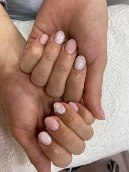 チェリーブロッサム(A CHERRY BLOSSOM)/ピンクベースにお花が冴えます