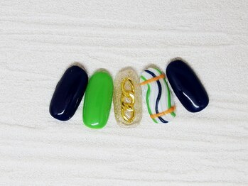 ティーエヌ 名古屋矢場町店/デザインネイル¥6980
