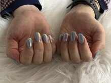 ネイル スパ ココプラス(Nail spa Cocoplus)/つやつやオーロラパウダーネイル