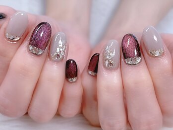 マグネット＆ガラスネイル