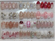 ネイルアンドまつげエクステ リッチエイト 原宿店(Rich8)の雰囲気（オフ無料色変え可/キャンペーン定額¥6980~韓国パーツ定額¥7980~）