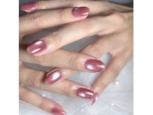 シンプル系、韓国ネイル、ワンホンネイル、マグネットも◎