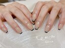 持ち込みオシャレフレンチネイル