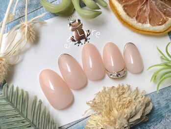 エストリブレ(estLivre)/メタリックスキニー＆ジュエリー