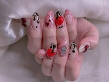 エムズ ネイルサロン(M2)/ハートたらしバレンタインネイル