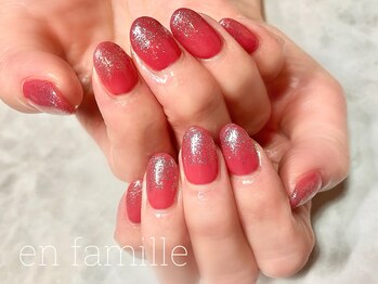 カラーベースラメグラデーション