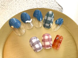 【Hand】マンスリーネイル｜8月