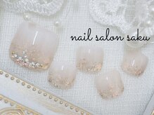 サク(saku)/フット定額/キラキラグラデ