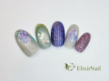 エリクサーネイル 池袋(Elixir Nail)/定額cやり放題/クーポン使用