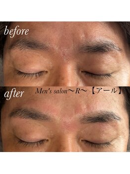 アール(R)/美眉毛ワックス/初回/メンズ専門
