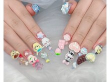 ケイネイル(Kei Nail)の雰囲気（キャラパーツも豊富！ちいかわやサンリオなど！）