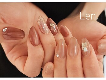 レン(LEN.)/ミックスシェルネイル