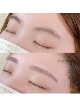 ロレインブロウ 名古屋駅前店/【美眉wax＋間引き】