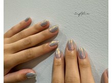 ネイルサロン ティフィン(tiffin)/～きれいめオーロラネイル～