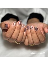 ローザネイル(Rosa Nail)/レオパードボア