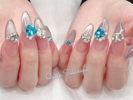 ターコイズブルーネイル