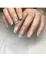 サロンドウイ(salon de OUI)/マグ×水色フレンチ