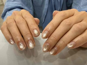 ソヴェール 南天神(Sauveur)の写真/派手すぎず、でも可愛いシンプルネイル！透明感/上品さ/肌馴染みの良さで、オフィスや日常使いにぴったり♪