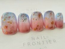 ネイルフロンティア 吉祥寺(NAIL FRONTIER)/E桜グラデーションネイル11980円