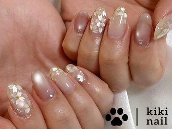 キキネイル 溝の口(kikinail)/桜ネイル/春ネイルネイル