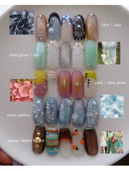 プラッド(PLAID)の写真/【完全Private Salon】再現性"高"マグネット50種類以上!持ち込みも人気¥7000~SNSで話題のデザインをPLAIDで
