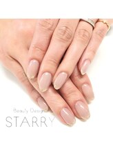 スターリー(STARRY)/ラメフレンチ　シンプル　上品