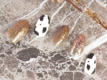 ネイルサロン ソウ 京橋店(Nail Salon Sou)/アニマル柄×キラキラ