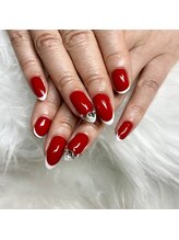 マイオティック ネイル(miotic nail)/紅白フレンチ