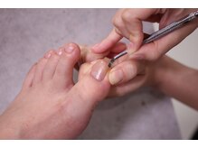 地爪ケアクリニックサロン 桜木町/フット【STEP3】甘皮処理