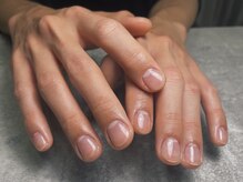 オムネイル 渋谷(HOMME NAIL)/クリアジェル ¥4.400