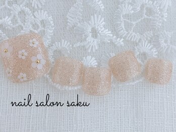 サク(saku)/フラワー/春デザイン/フット