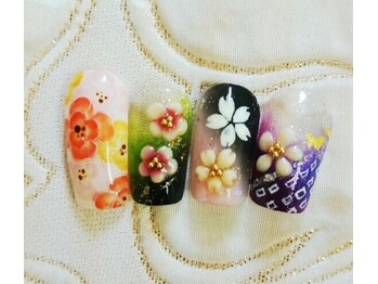 卒業式&入学式ネイル♪