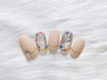 モンスリールネイル(Mon sourire nail)/【ハンド】定額アート8980円