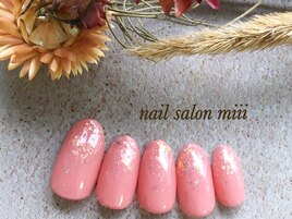 4月季節の定額ネイル