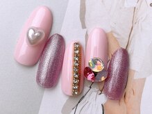 ネイルサロンフォーユー(for u)/ハートネイル♪￥６９８０