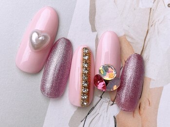 ネイルサロンフォーユー(for u)/ハートネイル♪￥６９８０