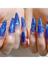 ネイルサロン バイ マルル(Nail Salon by maururu)/ラメグラスカルプ