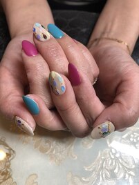 リーフホロネイル☆