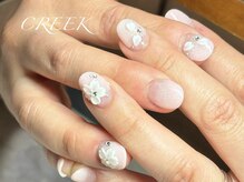 クリーク(CREEK)/深爪スカルプブライダルエンボス