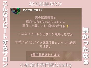 ジェイミー(Gemiey)/お客様の声