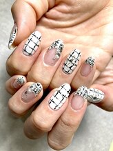 ラキネイル(LAKI Nail)/ツイードネイル