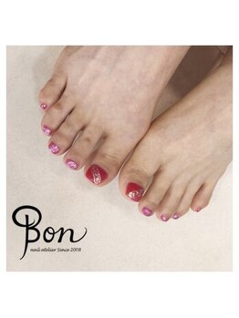 ネイルアトリエ ボン(nail atelier bon)/フットシェラックネイル