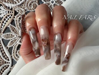 ネイルファリス(NAiL FARiS)/マーブルデザインスカルプ