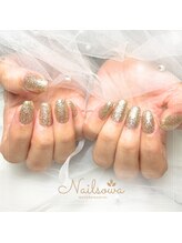 ソワ(sowa)/存在感たっぷりの華やかネイル