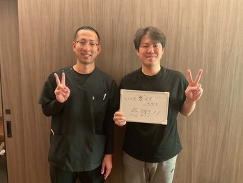 恵比寿西口整体院/30代男性の常連様と！