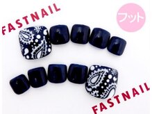 ファストネイル 立川店(FAST NAIL)/フット★ペイズリーネイル