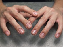 オムネイル 渋谷(HOMME NAIL)/クリアジェルネイル ¥4.400