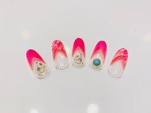 シュガー ネイルアンドアイ(sugar)/変型フレンチ