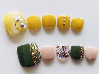 ガナッシュ ネイルアンドアイラッシュ(Ganache.NAIL&EYELUSH )/シンプル定額ジェルネイル7480円